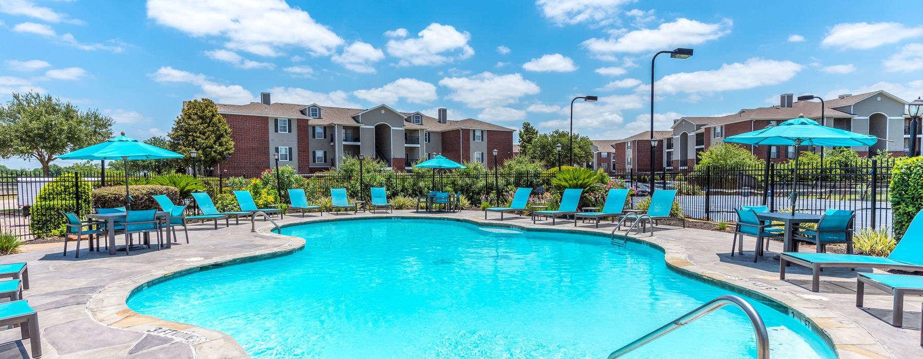 resort style pool