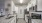 Kitchen with white cabinets and stainless steel appliances